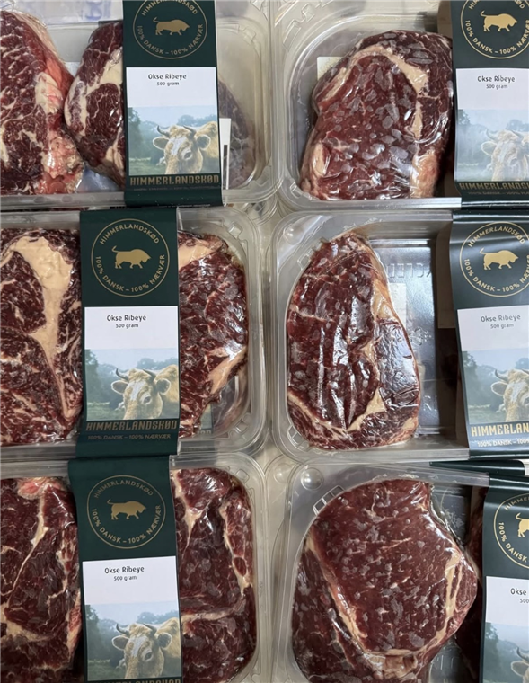 🥩  HIMMERLANDSKØD OKSA RIBEYE  🥩