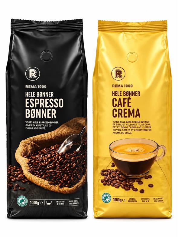 ☕☕REMA 1000 HELE BØNNER☕☕