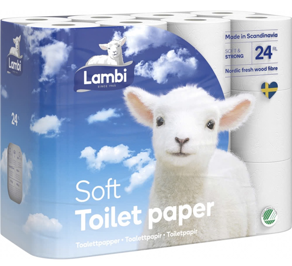 24 RULLUR LAMBI VESIPAPPÍR